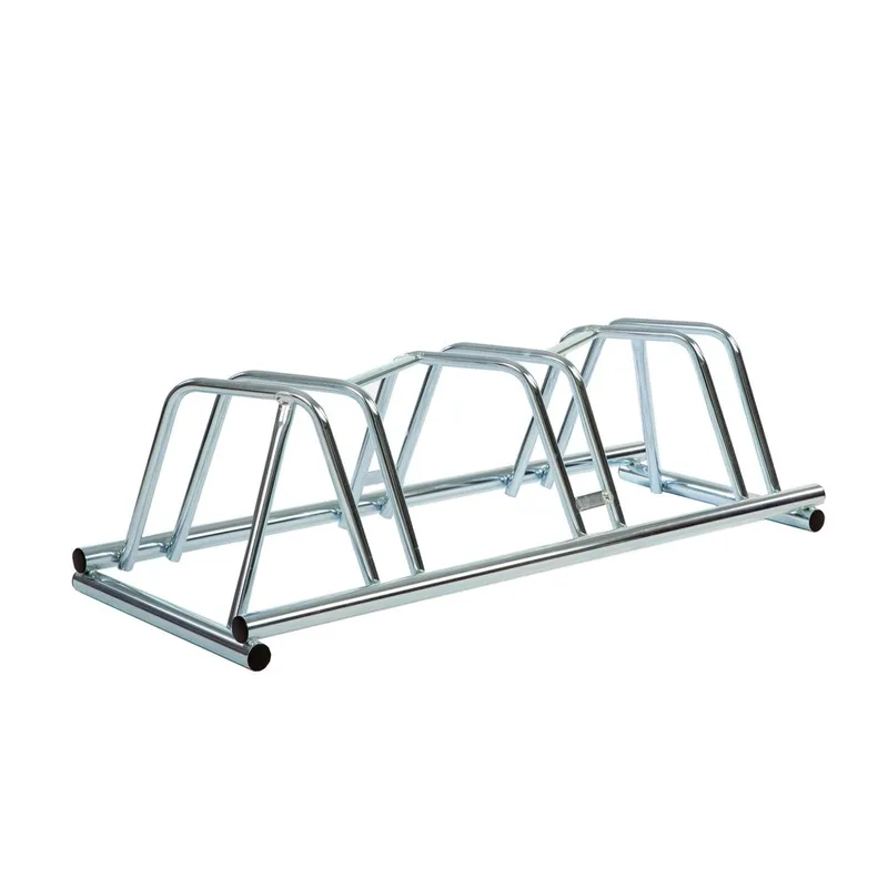 Sykkelstativ Varax 3-plasser Galvanisert - Galvanisert - Sport & fritid - Friluftsliv - Sykler