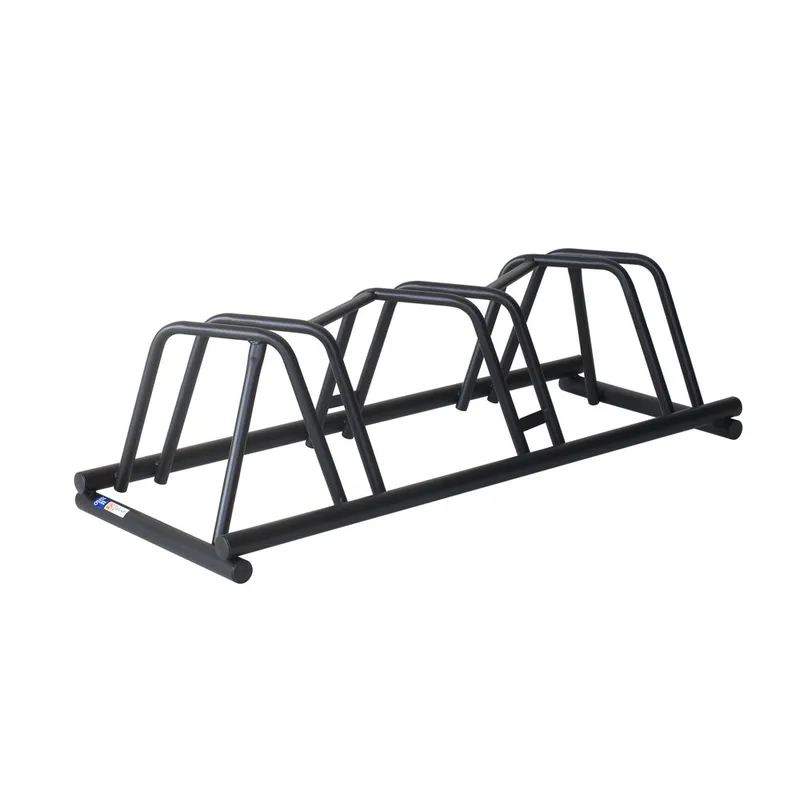 Sykkelstativ Varax 3-plasser Svart, Svart