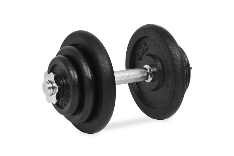 18 deler manualsett 40 kg støpejern - Sport & fritid - Hjemmetrening - Vekter & vektstenger