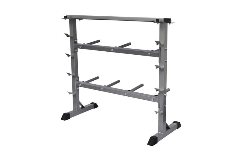 Dumbbell vektstangstativ - Grå - Sport & fritid - Hjemmetrening - Vekter & vektstenger