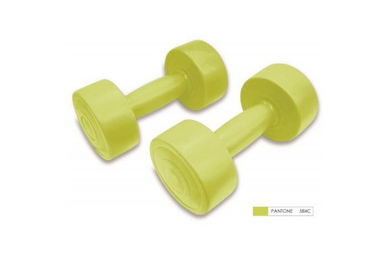 Ecobody Vinyl Hantler 3 kg - Grønn - Crossfit utstyr - Hantler & hantelstang