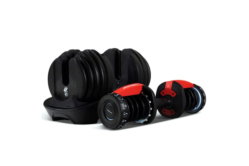Justerbar manual 2,5–24 kg - Svart - Sport & fritid - Hjemmetrening - Vekter & vektstenger