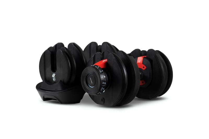Justerbar manual 2,5–24 kg - Svart - Sport & fritid - Hjemmetrening - Vekter & vektstenger