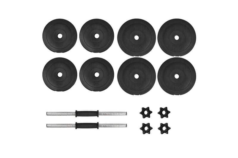 Manualsett 14 deler 20 kg - Sport & fritid - Hjemmetrening - Vekter & vektstenger