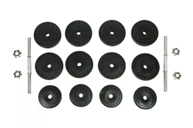 Manualsett 18 deler 30 kg - Sport & fritid - Hjemmetrening - Vekter & vektstenger