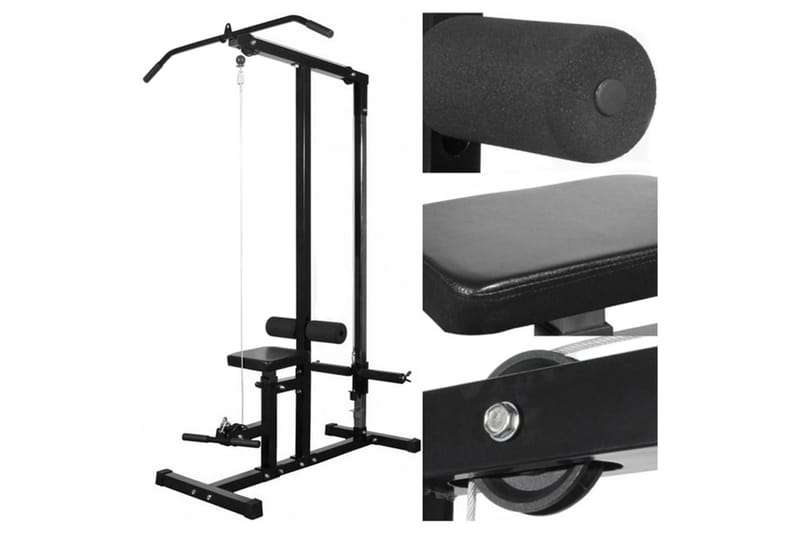 Treningstårn med vektstang- og manualsett 30,5 kg - Sport & fritid - Hjemmetrening - Vekter & vektstenger