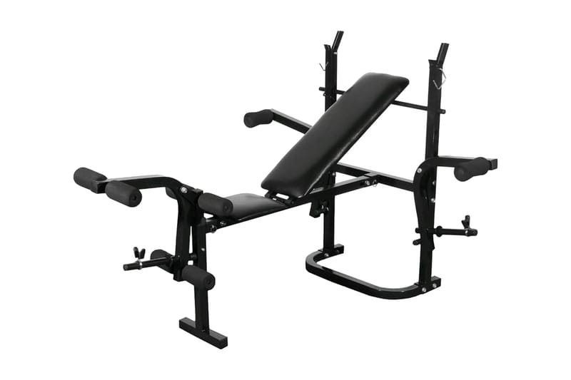Vektbenk med vektstativ, vektstang og manualsett 30,5kg - Sport & fritid - Hjemmetrening - Vekter & vektstenger