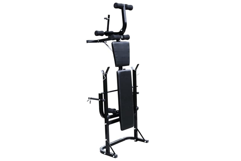 Vektbenk med vektstativ, vektstang og manualsett 30,5kg - Sport & fritid - Hjemmetrening - Vekter & vektstenger