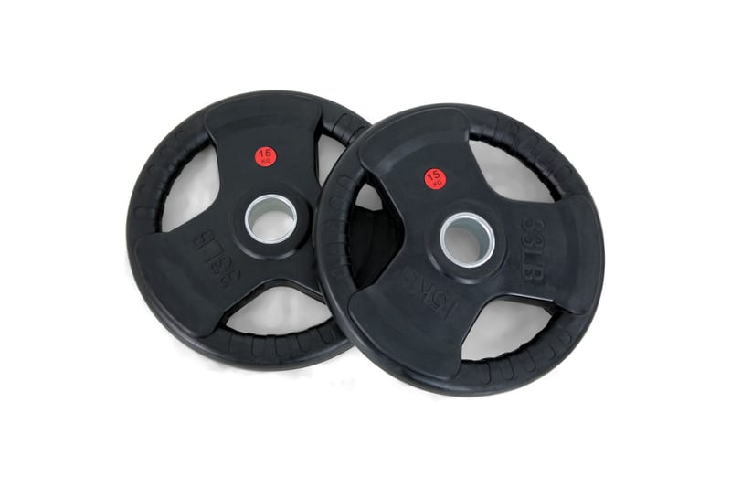 Vekter 2x15kg til Vektstang - Sport & fritid - Hjemmetrening - Vekter & vektstenger