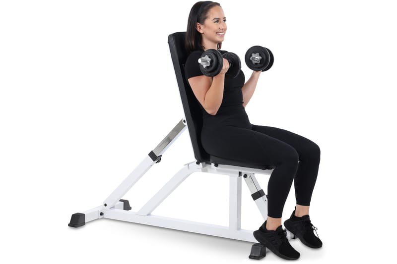 Treningsbenk - 300 kg maks belastning - Sport & fritid - Hjemmetrening - Vekter & vektstenger