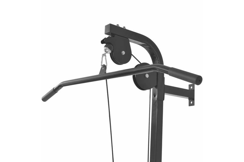 Veggmontert hjemmegym med 2 stenger - Svart - Sport & fritid - Hjemmetrening - Treningsapparater - Multigym