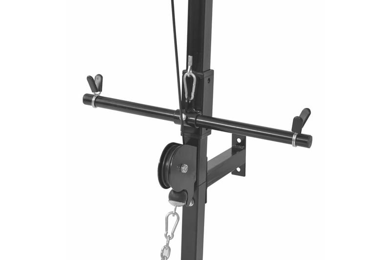 Veggmontert hjemmegym med 2 stenger - Svart - Sport & fritid - Hjemmetrening - Treningsapparater - Multigym