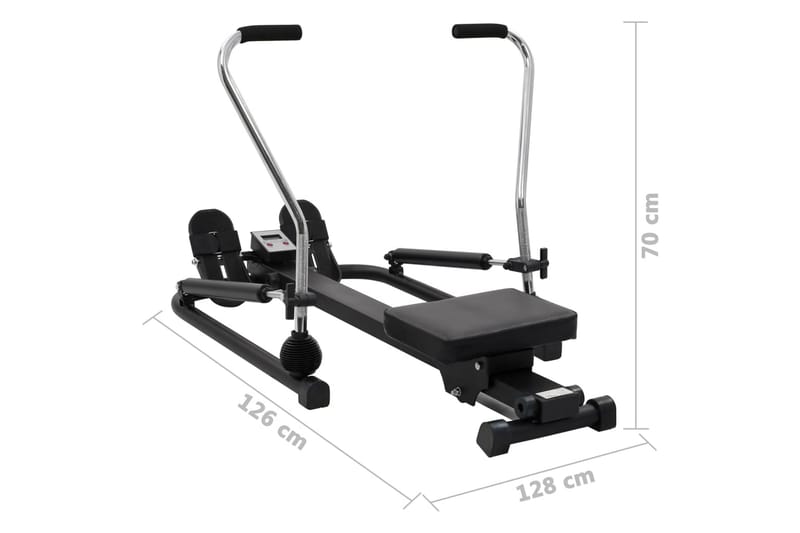 Romaskin 5 nivå hydraulisk motstand - Sport & fritid - Hjemmetrening - Treningsapparater - Romaskin