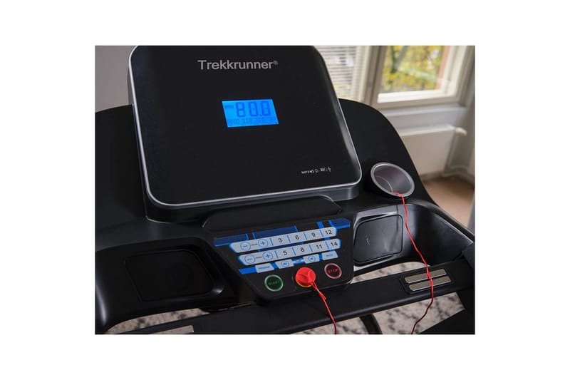 Mulitfunksjonell Tredemølle 3hk Bluetooth - Svart - Sport & fritid - Hjemmetrening - Treningsapparater - Tredemølle