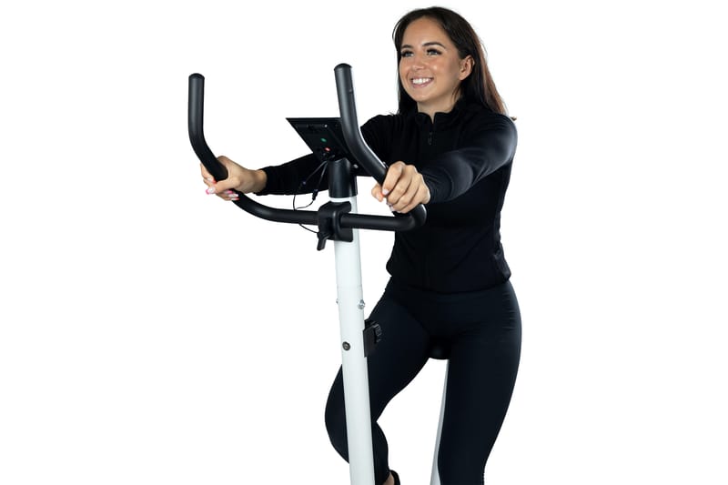 Mosjonssykkel Ekstra høyt sete och styre svinghjul - Hvit - Sport & fritid - Hjemmetrening - Treningsapparater - Treningssykkel & spinningsykkel