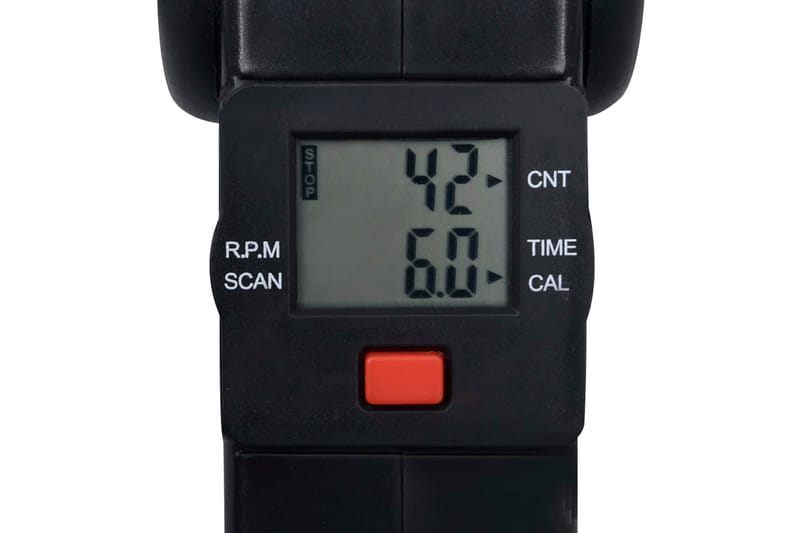 Pedaltrener for bein og armer med LCD-skjerm - Svart - Sport & fritid - Hjemmetrening - Treningsapparater - Treningssykkel & spinningsykkel