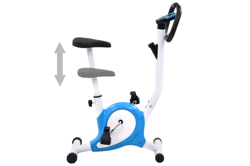Treningssykkel med beltemotstand blå - Sport & fritid - Hjemmetrening - Treningsapparater - Treningssykkel & spinningsykkel