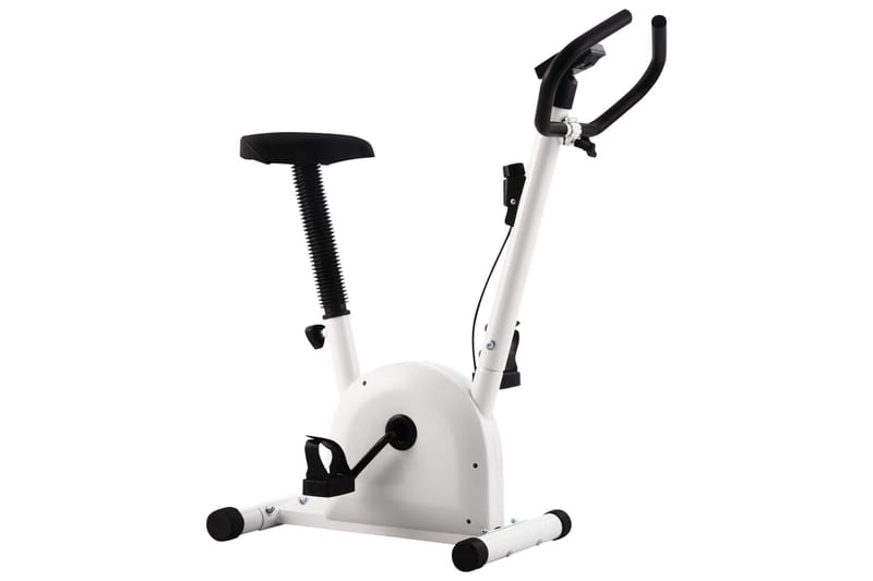 Treningssykkel med beltemotstand hvit - Sport & fritid - Hjemmetrening - Treningsapparater - Treningssykkel & spinningsykkel