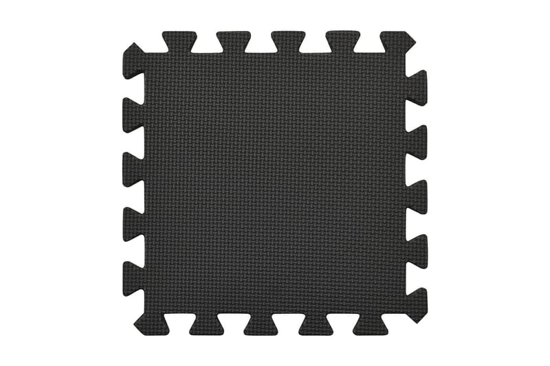 Gulvmatter 54 stk 4,86 ãŽ¡ EVA-skum svart - Sport & fritid - Hjemmetrening - Treningsutstyr - Treningsgulv & puslematte