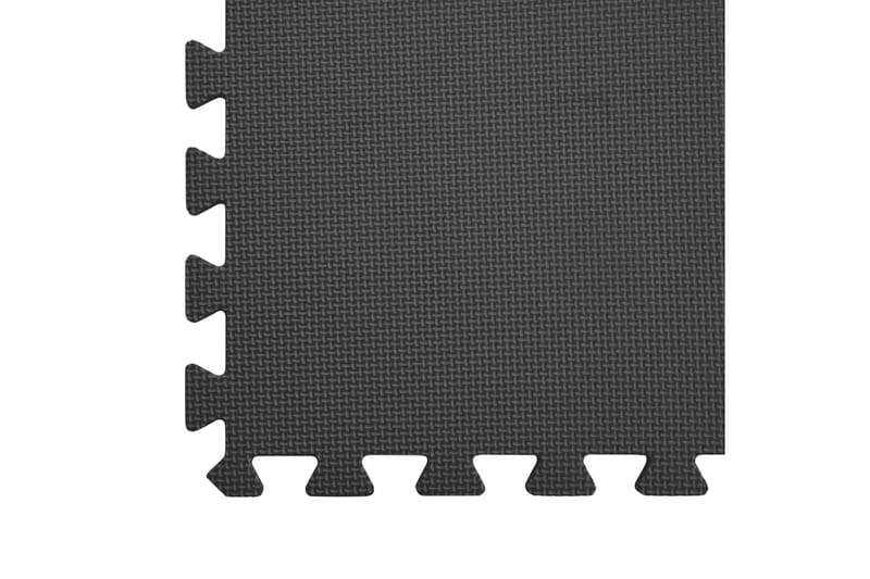 Gulvmatter 6 stk 2,16 ãŽ¡ EVA-skum svart - Sport & fritid - Hjemmetrening - Treningsutstyr - Treningsgulv & puslematte