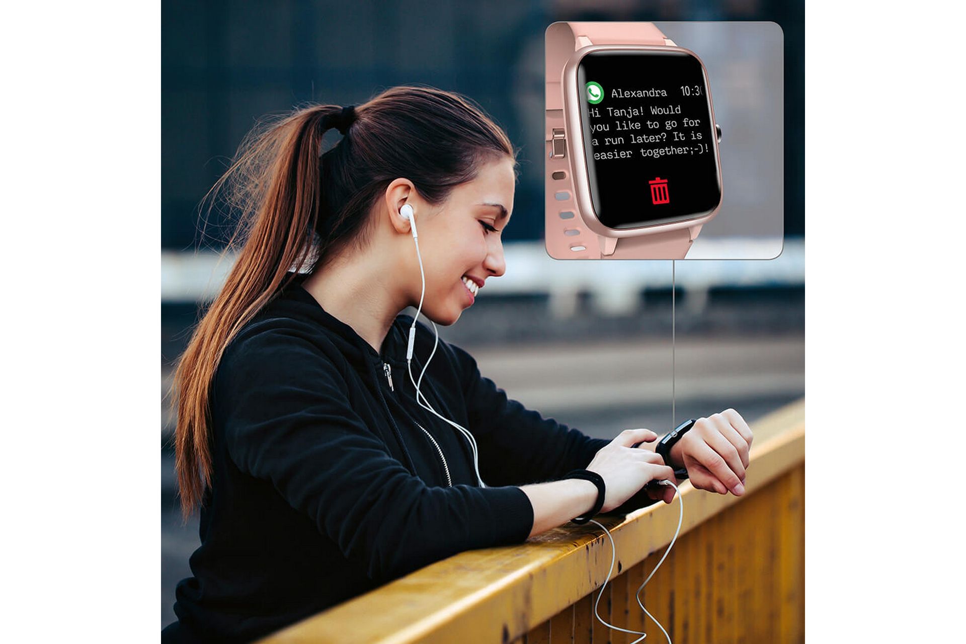 HAMA Fit Watch 5910 - HAMA - Sport & fritid - Hjemmetrening - Treningsutstyr