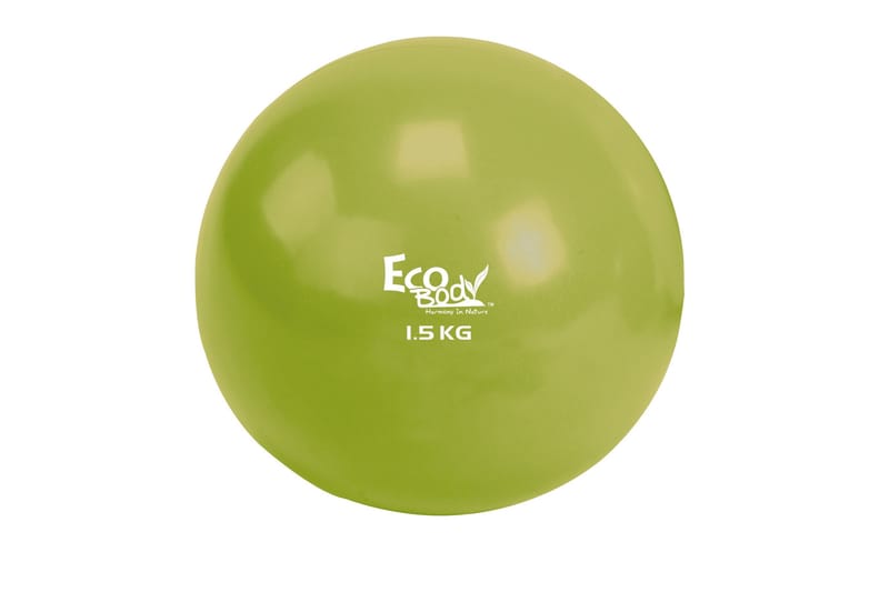 Ecobody Toningball 1,5 kg - Grønn - Sport & fritid - Hjemmetrening - Treningsutstyr - Pilatesball