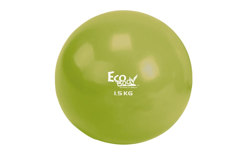 Ecobody Toningball 1,5 kg - Grønn - Pilatesball