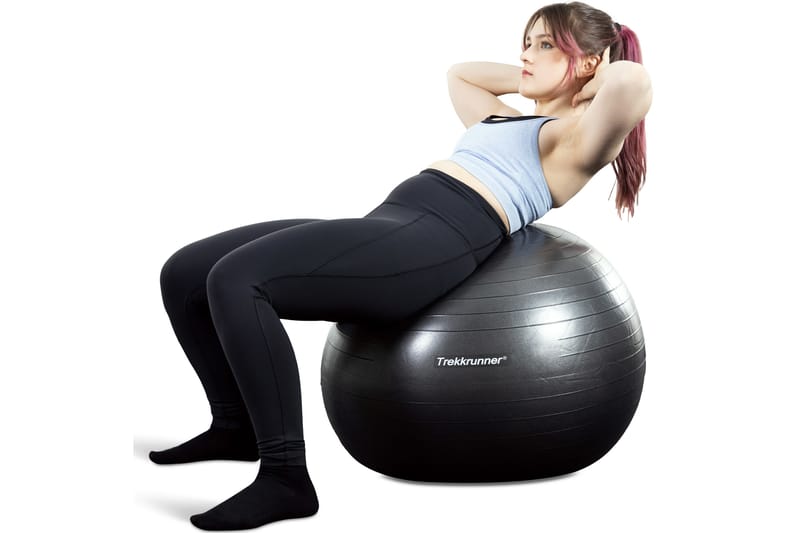Pilatesball 75 cm - Svart - Sport & fritid - Hjemmetrening - Treningsutstyr - Pilatesball