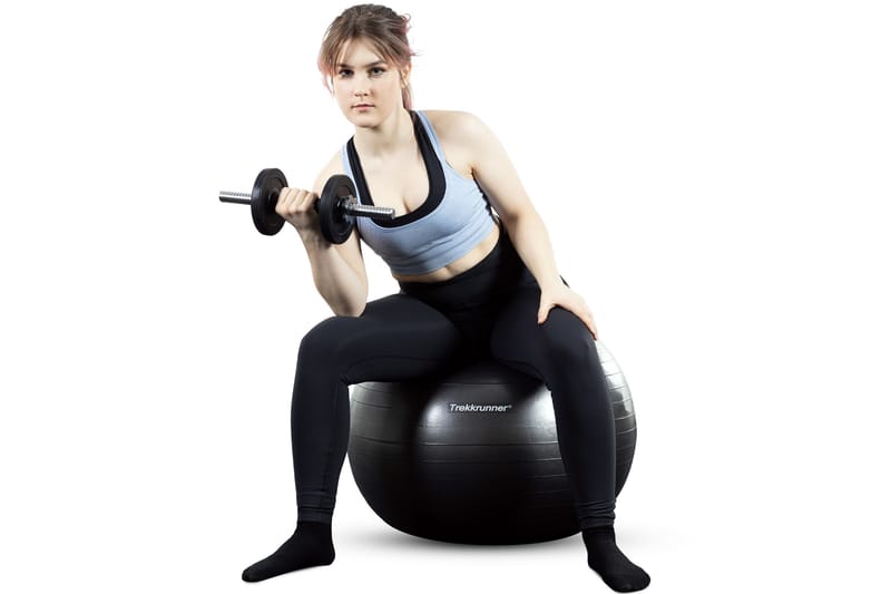 Pilatesball 75 cm - Svart - Sport & fritid - Hjemmetrening - Treningsutstyr - Pilatesball