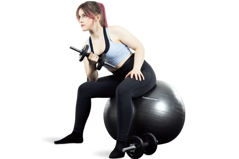 Pilatesball 75 cm - Svart - Sport & fritid - Hjemmetrening - Treningsutstyr - Pilatesball