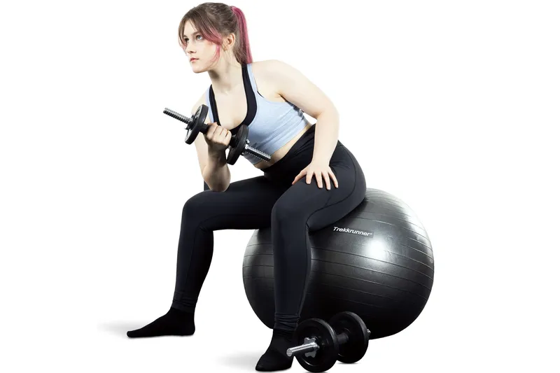 Pilatesball 75 cm - Svart - Sport & fritid - Hjemmetrening - Treningsutstyr - Pilatesball