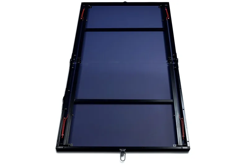 Sammenleggbart mini bordtennisbord inkl. nett, 2 racketer og baller 137x76 cm - Blå - Sport & fritid - Hjemmetrening - Treningsutstyr - Pilatesball