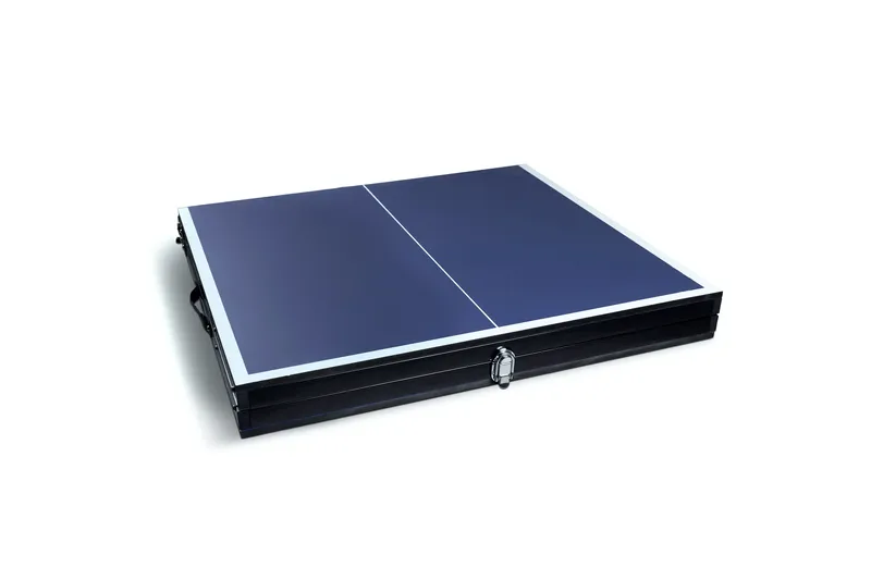 Sammenleggbart mini bordtennisbord inkl. nett, 2 racketer og baller 137x76 cm - Blå - Sport & fritid - Hjemmetrening - Treningsutstyr - Pilatesball