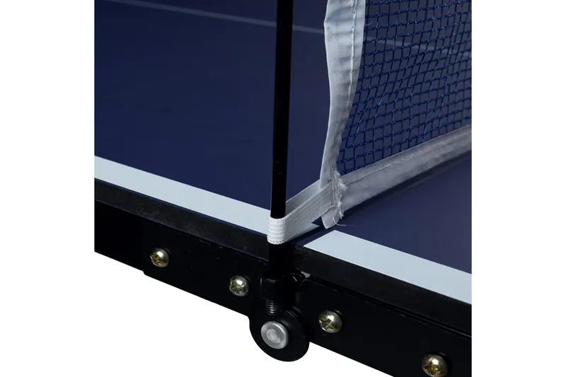 Sammenleggbart mini bordtennisbord inkl. nett, 2 racketer og baller 137x76 cm - Blå - Sport & fritid - Hjemmetrening - Treningsutstyr - Pilatesball
