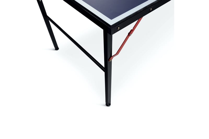 Sammenleggbart mini bordtennisbord inkl. nett, 2 racketer og baller 137x76 cm - Blå - Møbler - Bord - Spillebord - Bordtennisbord