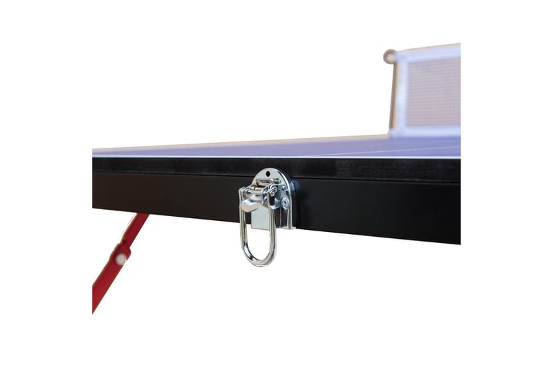 Sammenleggbart mini bordtennisbord inkl. nett, 2 racketer og baller 137x76 cm - Blå - Møbler - Bord - Spillebord - Bordtennisbord