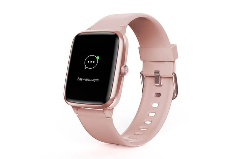 Smartklokke Hama Fit Watch 5910 Rosé - Rosa - Sport & fritid - Hjemmetrening - Treningsutstyr
