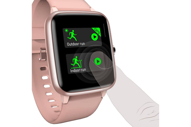 Smartklokke Hama Fit Watch 5910 Rosé - Rosa - Sport & fritid - Hjemmetrening - Treningsutstyr