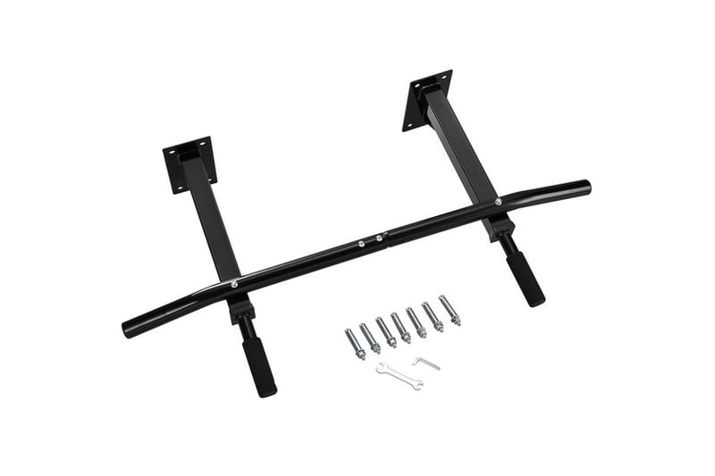 Pull-up bar Veggmontert, Svart