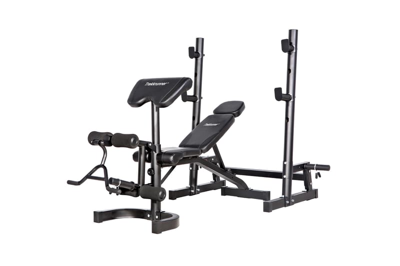 Exklusiv treningsbenk Svart - Trekkrunner - Sport & fritid - Hjemmetrening - Treningsutstyr - Treningsbenk & benkpress benk