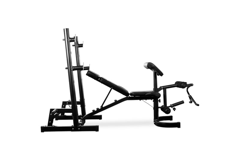 Exklusiv treningsbenk Svart - Trekkrunner - Sport & fritid - Hjemmetrening - Treningsutstyr - Treningsbenk & benkpress benk