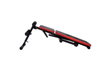 Justerbar situp-benk med vektstang og manualsett 30,5 kg - Sport & fritid - Hjemmetrening - Treningsutstyr - Treningsbenk & benkpress benk