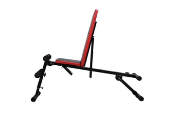 Justerbar situp-benk med vektstang og manualsett 30,5 kg - Sport & fritid - Hjemmetrening - Treningsutstyr - Treningsbenk & benkpress benk
