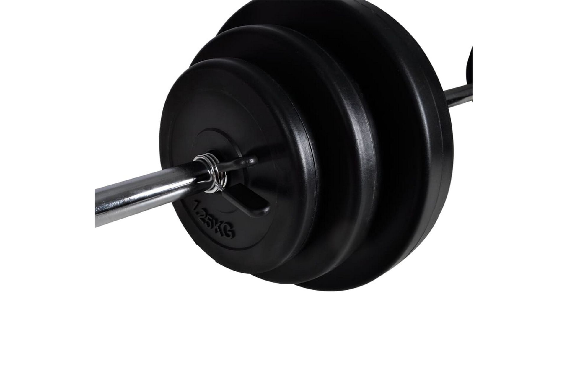 Justerbar situp-benk med vektstang og manualsett 30,5 kg - Sport & fritid - Hjemmetrening - Treningsutstyr - Treningsbenk & benkpress benk