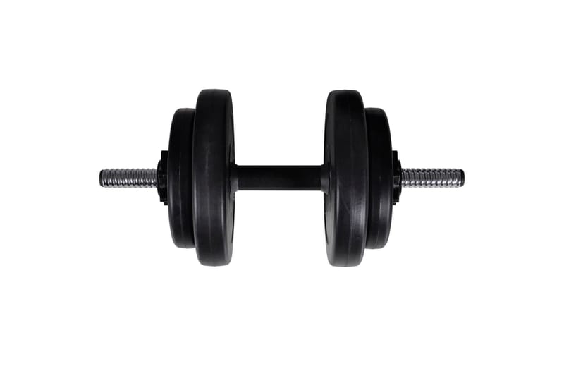 Treningsbenk med vektstang og manualsett 60,5 kg - Sport & fritid - Hjemmetrening - Treningsutstyr - Treningsbenk & benkpress benk
