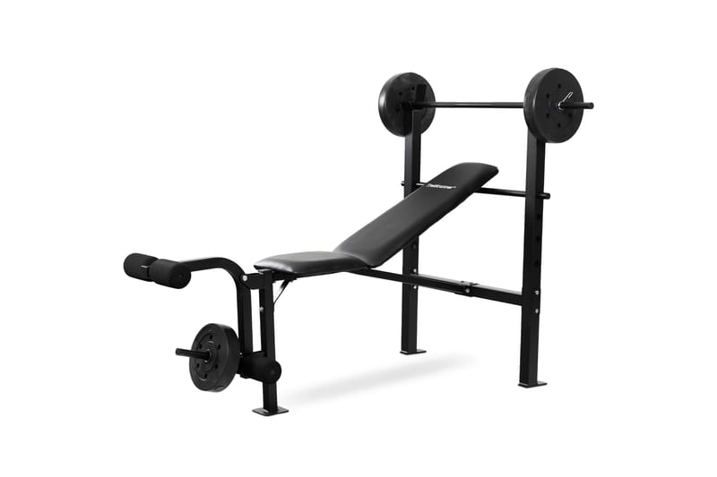 Treningsbenk til hjemmetrening - Svart - Sport & fritid - Hjemmetrening - Treningsutstyr - Treningsbenk & benkpress benk