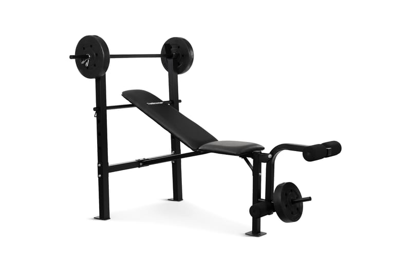 Treningsbenk til hjemmetrening - Svart - Sport & fritid - Hjemmetrening - Treningsutstyr - Treningsbenk & benkpress benk