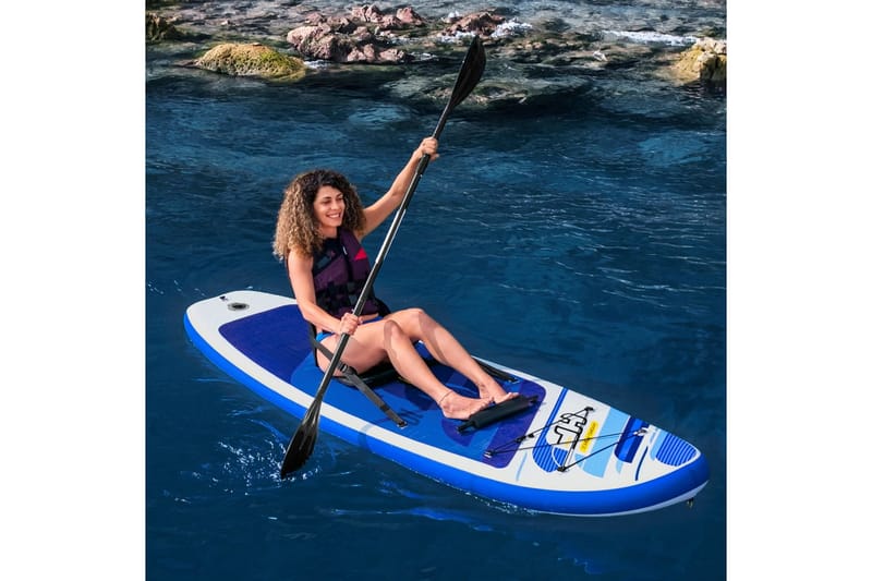 Bestway Hydro-Force Oceana Oppblåsbart padlebrett - Blå - Sport & fritid - Hjemmetrening - Treningsutstyr - Treningsgulv & puslematte