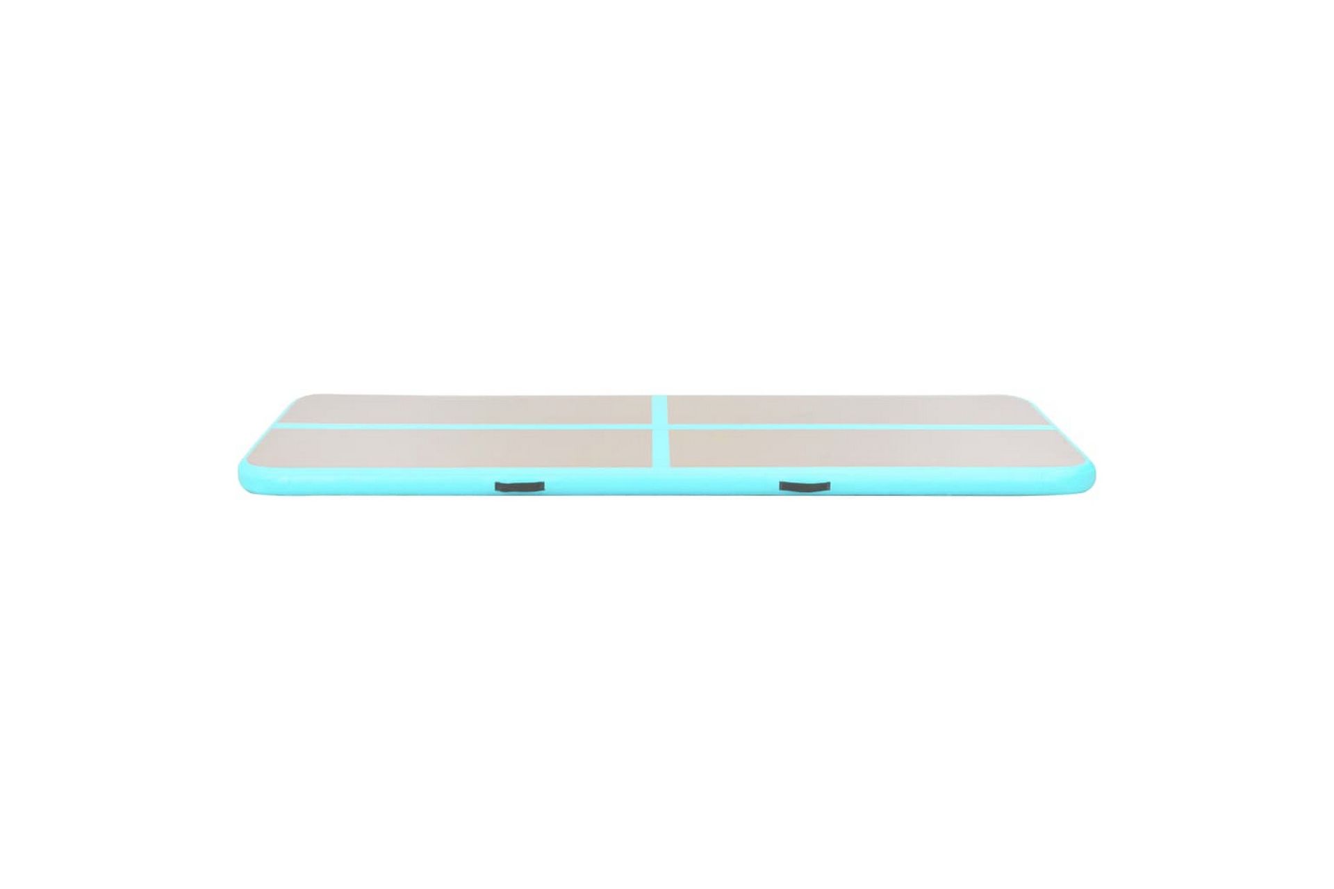Oppblåsbar gymnastikkmatte med pumpe 300x100x10 cm PVC grønn - grønn - Sport & fritid - Hjemmetrening - Treningsutstyr - Treningsgulv & puslematte