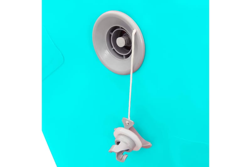 Oppblåsbar gymnastikkrull med pumpe 120x90 cm PVC grønn - Sport & fritid - Hjemmetrening - Treningsutstyr - Treningsgulv & puslematte